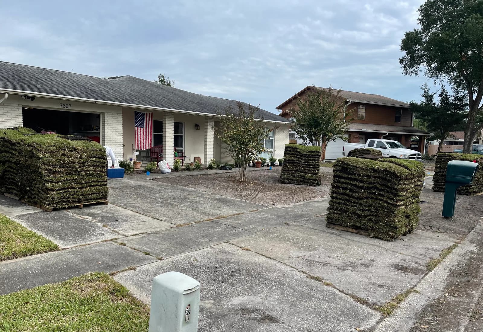 General Sod Tampa sod installation project in Tampa Bay