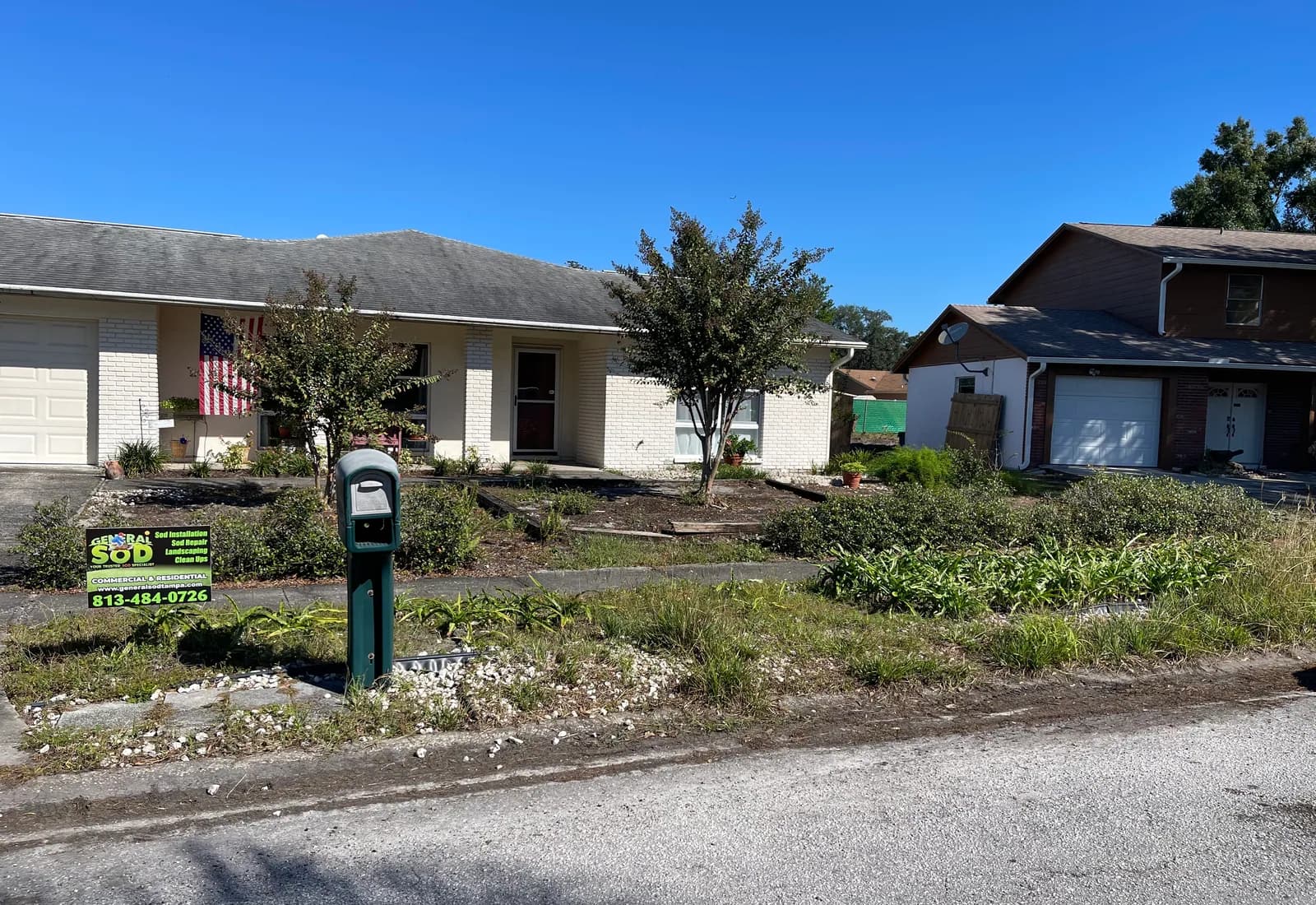 General Sod Tampa sod installation project in Tampa Bay